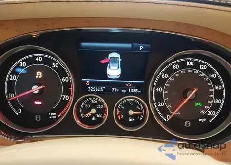 2013 Bentley Continental Gtc z USA, uszkodzony, nr VIN SCBGR3ZA5DC080369